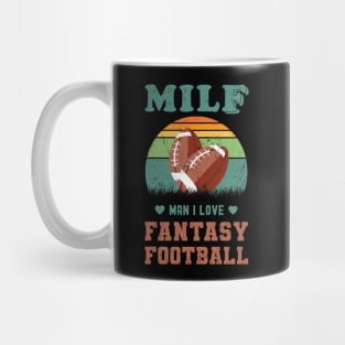 MILF Man I Love Fantasy Football, Retro Mug